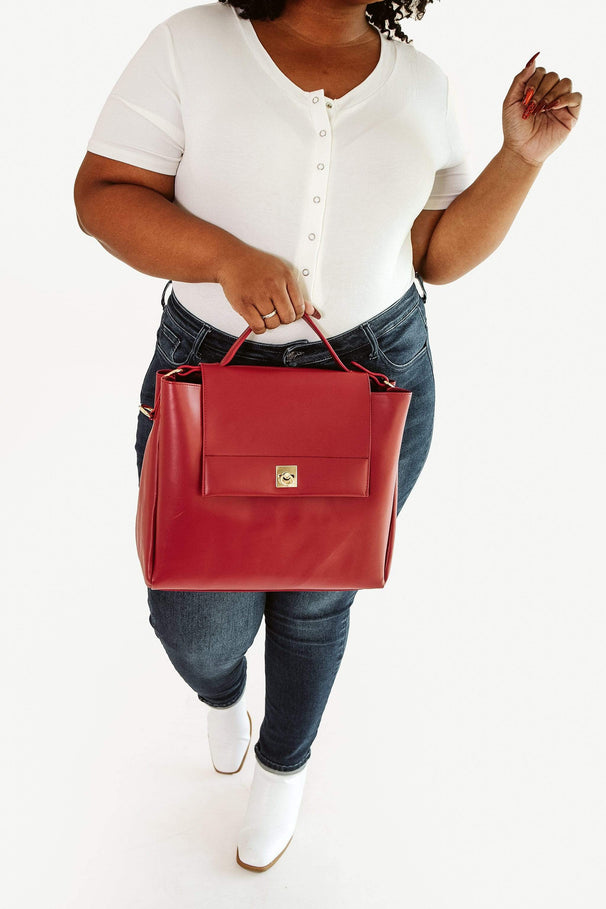 EVE Bag RED Mercer Handbag | Red