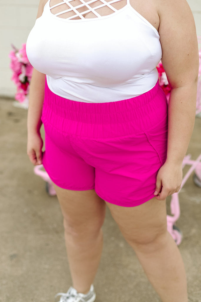 Glitzy Girlz Boutique Girls Trip Hot Pink Shorts