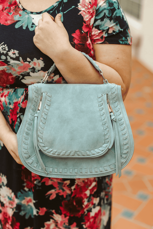 Glitzy Girlz Boutique Handbags ONE SIZE / Blue Savannah | Blue Crossbody Purse
