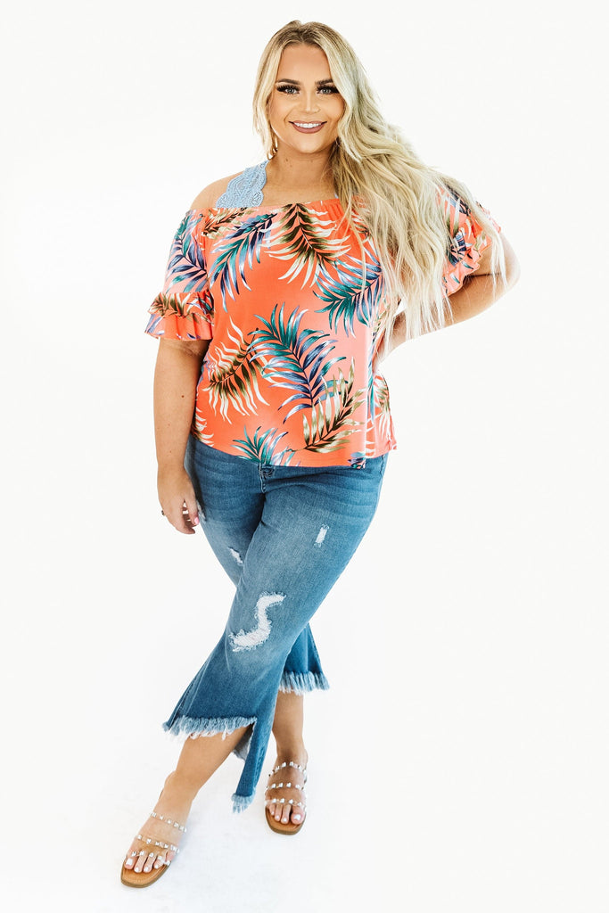 Glitzy Girlz Boutique Island In The Sun Top | Stylish Plus Size Top