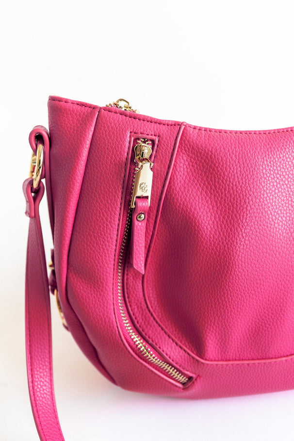 Glitzy Girlz Boutique Pink Joan Crossbody Purse | Pink
